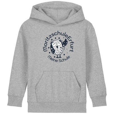Hoodie | Kinder | college | heather gray | Moritzschule Erfurt