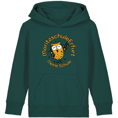 Hoodie | Kinder | college | glazed green | Moritzschule Erfurt