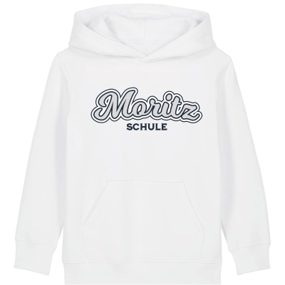 Hoodie | Kinder | retro | white | Moritzschule Erfurt