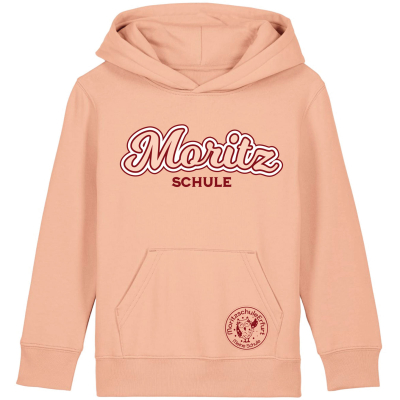 Hoodie | Kinder | retro | fraiched peche | Moritzschule Erfurt