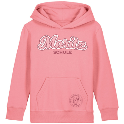 Hoodie | Kinder | retro | pink joy | Moritzschule Erfurt
