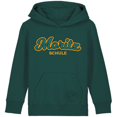 Hoodie | Kinder | retro | glazed green | Moritzschule Erfurt