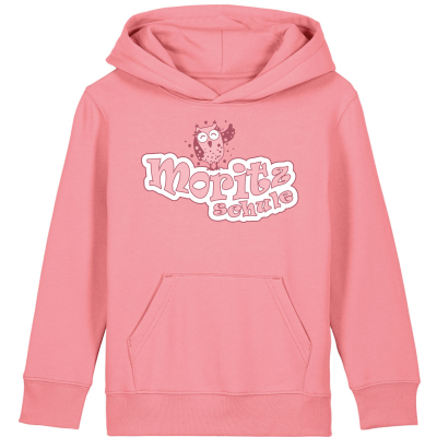 Hoodie | Kinder | cloud | pink joy | Moritzschule Erfurt
