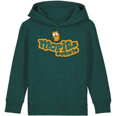 Hoodie | Kinder | cloud | glazed green | Moritzschule Erfurt