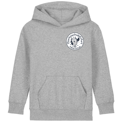 Hoodie | Kinder | meine Schule | heather gray | Moritzschule Erfurt