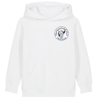 Hoodie | Kinder | meine Schule | white | Moritzschule Erfurt