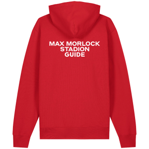 Hoodie | unisex | rot | Max Morlock Stadion Guide