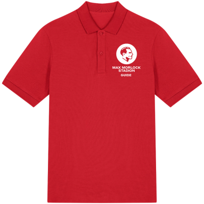 Polo | Herren | Medium Fit | rot | Max Morlock Stadion Guide