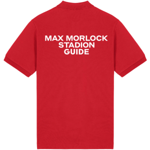 Polo | Herren | Medium Fit | rot | Max Morlock Stadion Guide