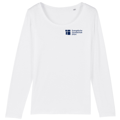 T-Shirt | Langarm | Damen | weiß | Evangelische Grundschule Erfurt