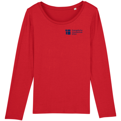 T-Shirt | Langarm | Damen | rot | Evangelische Grundschule Erfurt