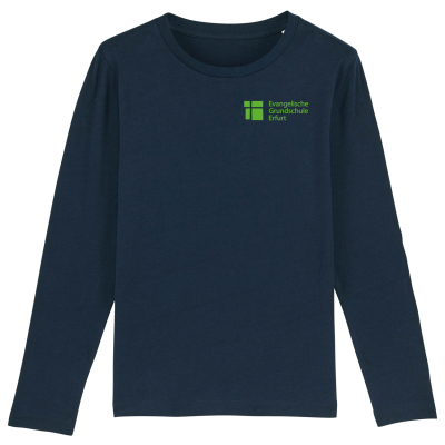T-Shirt Langarm | Kinder | navy | Evangelische Grundschule Erfurt