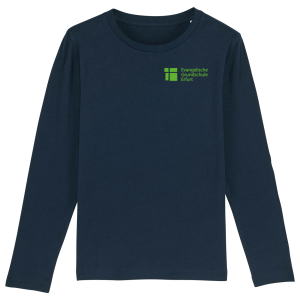 T-Shirt Langarm | Kinder | navy | Evangelische...