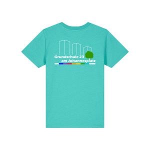 T-Shirt Kinder | pool blue | Grundschule 23 am Johannesplatz