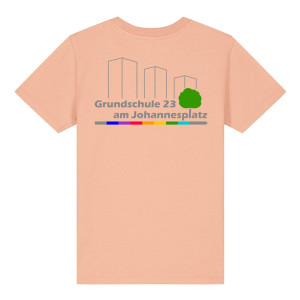 T-Shirt Unisex | fraiche peche | Grundschule 23 am Johannesplatz