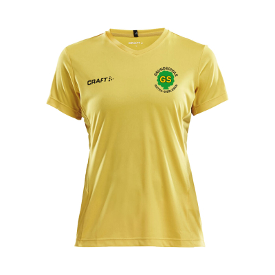 Sport-T-Shirt Craft | Squad Go Jersey Solid Damen | Sweden Yellow | Grundschule Gotha-Siebleben