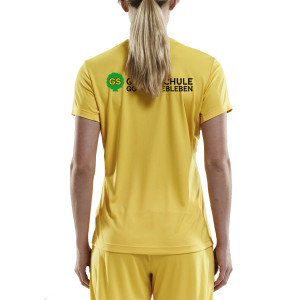 Sport-T-Shirt Craft | Squad Go Jersey Solid Damen | Sweden Yellow | Grundschule Gotha-Siebleben