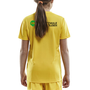 Sport-T-Shirt Craft | Squad Go Jersey Solid Kinder | Sweden Yellow | Grundschule Gotha-Siebleben