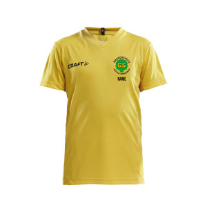 Sport-T-Shirt Craft | Squad Go Jersey Solid Kinder | Sweden Yellow | Grundschule Gotha-Siebleben