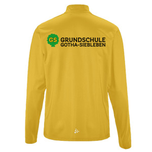 Trainingsjacke Craft | Squad Go FZ Jacket Herren | Sweden Yellow | Grundschule Gotha-Siebleben