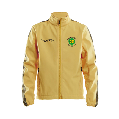 Softshelljacke Craft | Pro Control Softshell Jacket Kinder | Sweden Yellow | Grundschule Gotha-Siebleben