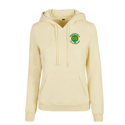 Hoodie Build Your Brand | Ladies Heavy Hoody Damen | Soft Yellow | Grundschule Gotha-Siebleben