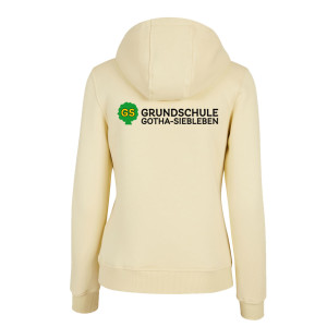 Hoodie Build Your Brand | Ladies Heavy Hoody Damen | Soft Yellow | Grundschule Gotha-Siebleben