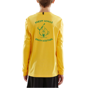 Sport-T-Shirt Craft | Squad Go Jersey Solid Kinder | Sweden Yellow | Grundschule Erich Kästner Gotha