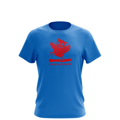 T-Shirt | Kinder/Unisex | sapphire | Grundschule am Steigerwald Erfurt | Rote Eule