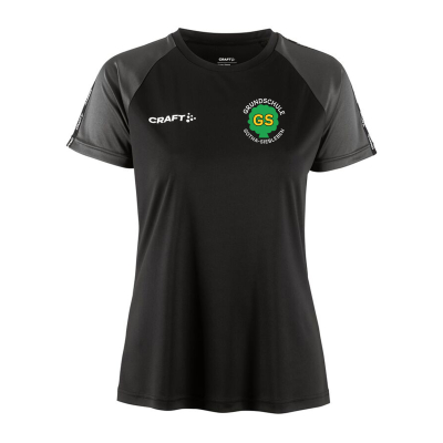 Turndress Craft | Squad 2.0 Contrast Jersey Damen | schwarz-granite | Grundschule Gotha-Siebleben