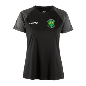 Turndress Craft | Squad 2.0 Contrast Jersey Damen | schwarz-granite | Grundschule Gotha-Siebleben