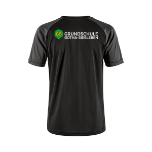 Turndress Craft | Squad 2.0 Contrast Jersey Kinder | schwarz-granite | Grundschule Gotha-Siebleben
