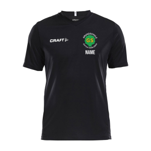 Sport-T-Shirt Craft | Squad Go Jersey Solid Herren | schwarz | Grundschule Gotha-Siebleben
