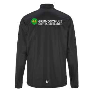 Trainingsjacke Craft | Squad Go FZ Jacket Herren | schwarz | Grundschule Gotha-Siebleben