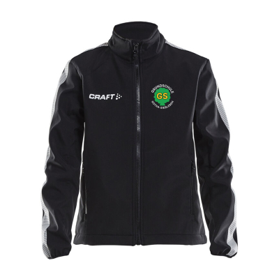 Softshelljacke Craft | Pro Control Softshell Jacket | Kinder | schwarz | Grundschule Gotha-Siebleben