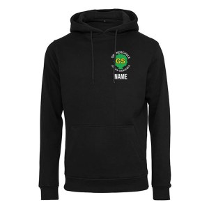 Hoodie Build Your Brand | Heavy Hoody | Herren | schwarz | Grundschule Gotha-Siebleben